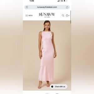 Pink Full Length Dress - XS